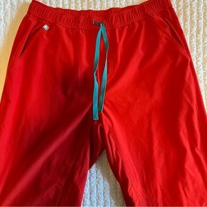 Figs Fionlite Tansen Joggers - Red